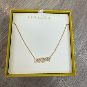 Kendra Scott Gold 'Mom' Necklace